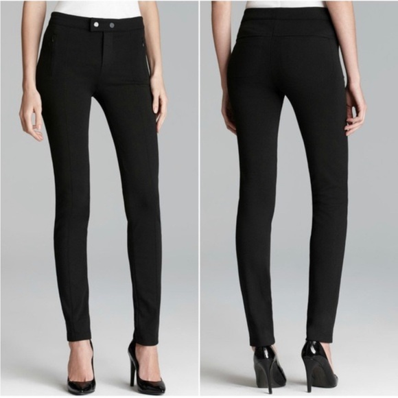 Vince Black Ponte Skinny Pants - Picture 1 of 8